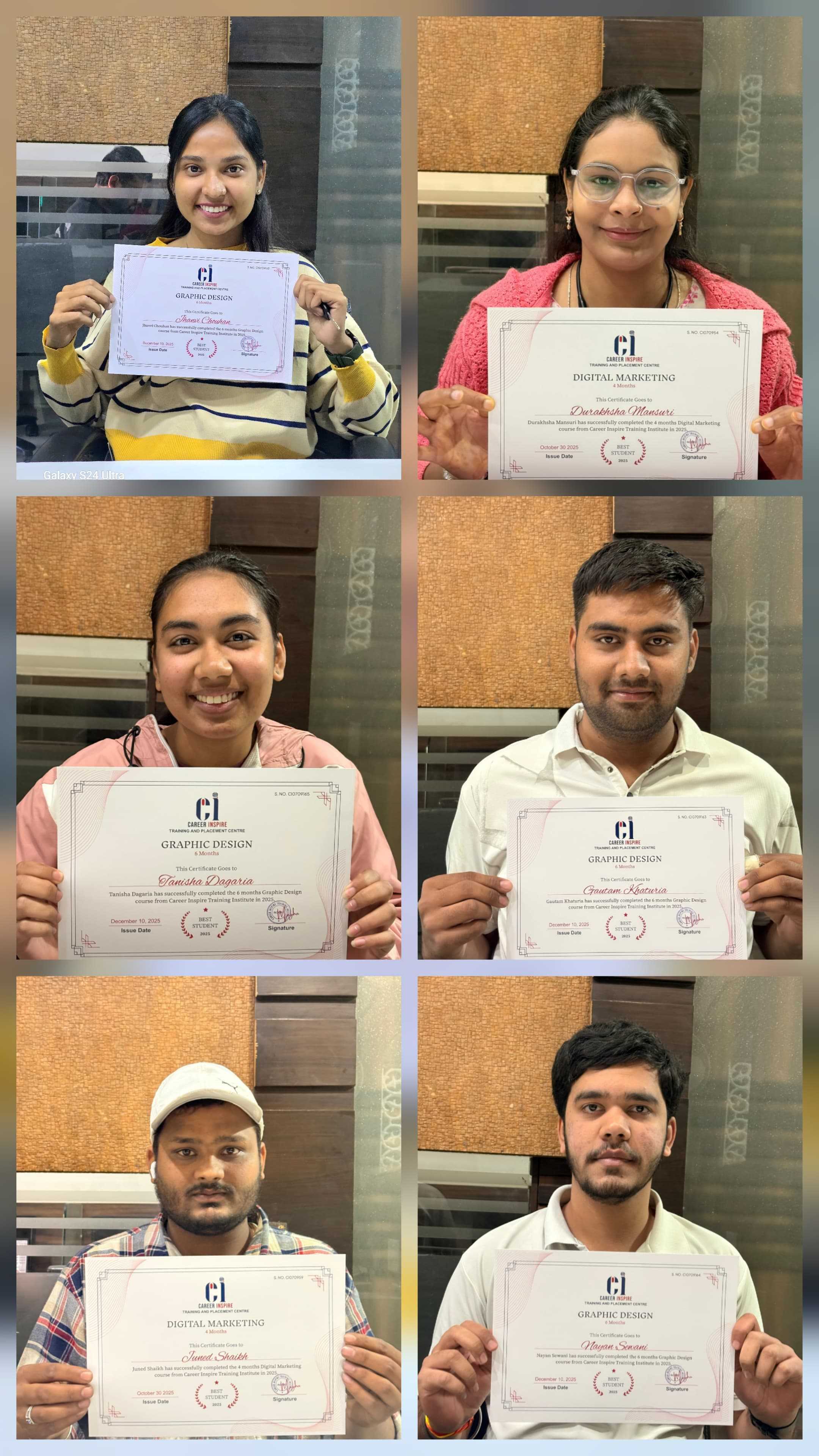 career inspire indore course certificate